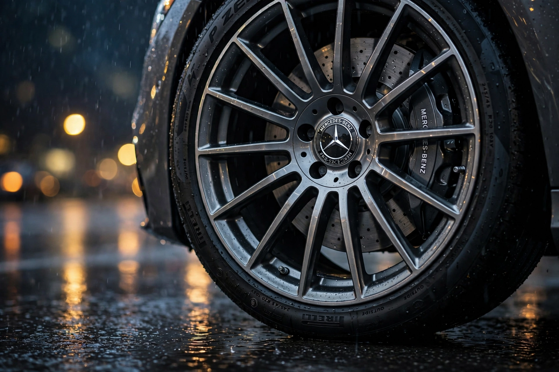 Mercedes with Pirelli P Zero - Premium Tyres Noida